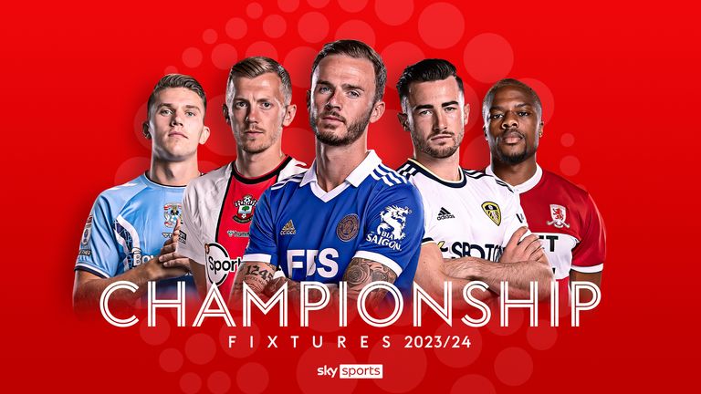 2025/26 EFL Sky Bet Championship Fixture Confermed