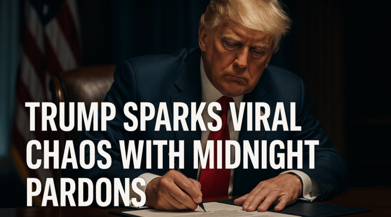 Trump Sparks Viral Chaos With Midnight Pardons