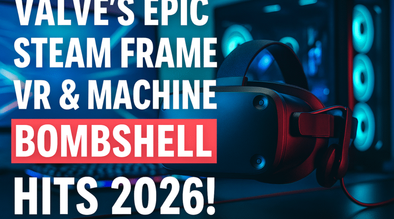 Shocking 2026 Bombshell🔥 Valve’s Mind-Blowing Steam Machine & Frame VR Exposed