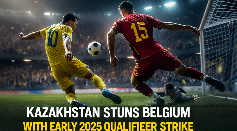 "Kazakhstan Stuns Belgium With Early 2025 Qualifier Strike"