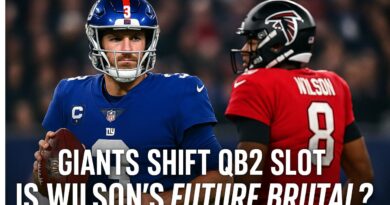 Giants Shift QB2 Slot—Is Wilson’s Future Brutal?
