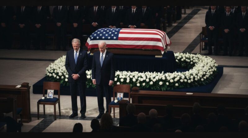 Bush and Biden Honor Cheney, While Trump and Vance Left Out