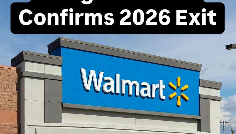 Walmart Shares Plunge as CEO Doug McMillon Confirms 2026 Exit