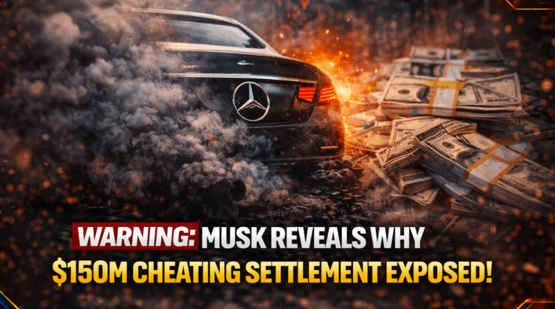 EXPOSED: MERCEDES SETTLES WITH STATES OVER ALLEGED DIESEL EMISSIONS CHEATING!