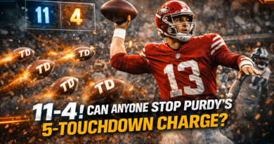 History Made! The Brock Purdy 5 Touchdown Performance Recap