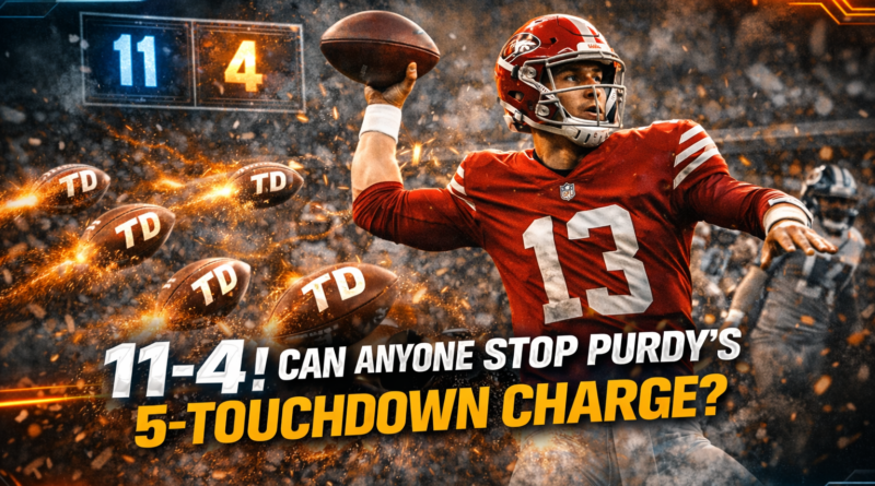 History Made! The Brock Purdy 5 Touchdown Performance Recap