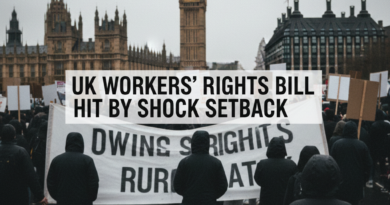 UK WORKERS’ RIGHTS BILL HIT BY SHOCK SETBACK
