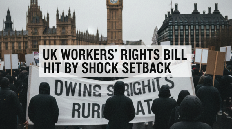 UK WORKERS’ RIGHTS BILL HIT BY SHOCK SETBACK