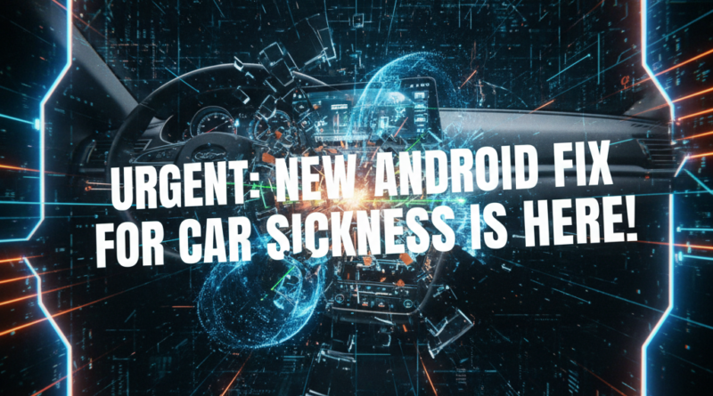 Android 17 Motion Assist for Car Nausea: A Game-Changer