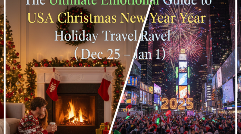 🇺🇸 From Hearth to Hype: The Ultimate Emotional Guide to USA Christmas New Year Holiday Travel (Dec 25 – Jan 1)