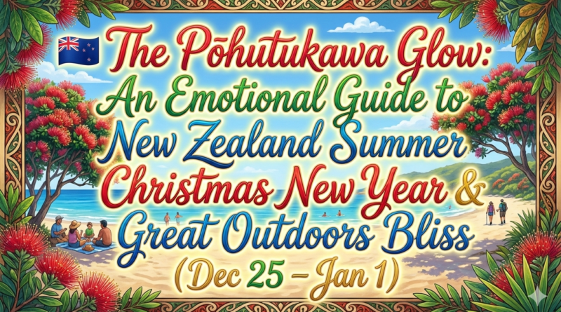 🇳🇿 The Pōhutukawa Glow: An Emotional Guide to New Zealand Summer Christmas New Year & Great Outdoors Bliss (Dec 25 – Jan 1)