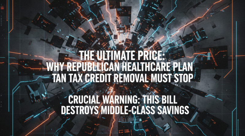 The Ultimate Price: Why Republican Healthcare Plan Tax Credit Removal Must Stop