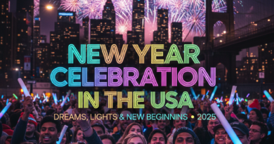 New Year Celebration in the USA
