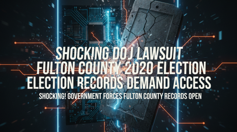 SHOCKING DOJ Lawsuit Fulton County 2020 Election Records Demand Access