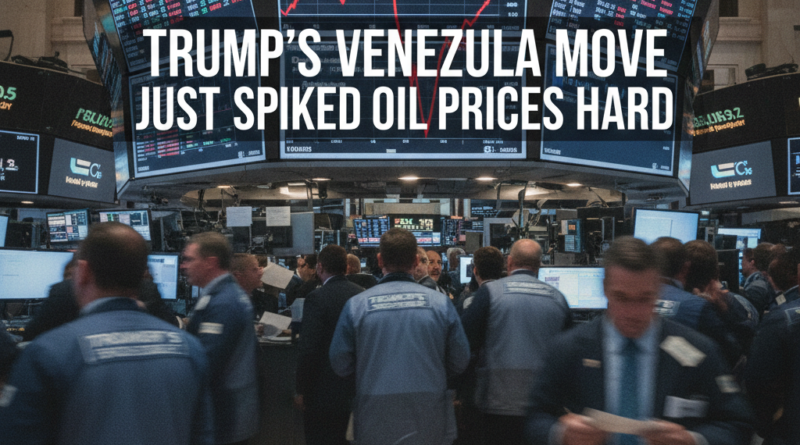 TRUMP’S VENEZUELA MOVE JUST SPIKED OIL PRICES HARD