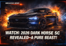 Beastly Evolution : 2026 Ford Mustang Dark Horse SC Exterior Revealed