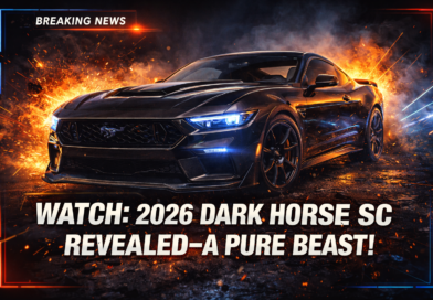 Beastly Evolution : 2026 Ford Mustang Dark Horse SC Exterior Revealed